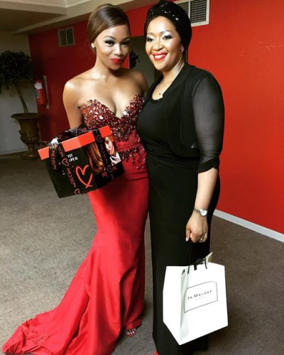 Bonang With The First Lady of South Africa