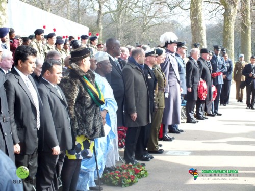 Commonwealth Leaders at the Wreath Laying Ceremony (Medium)