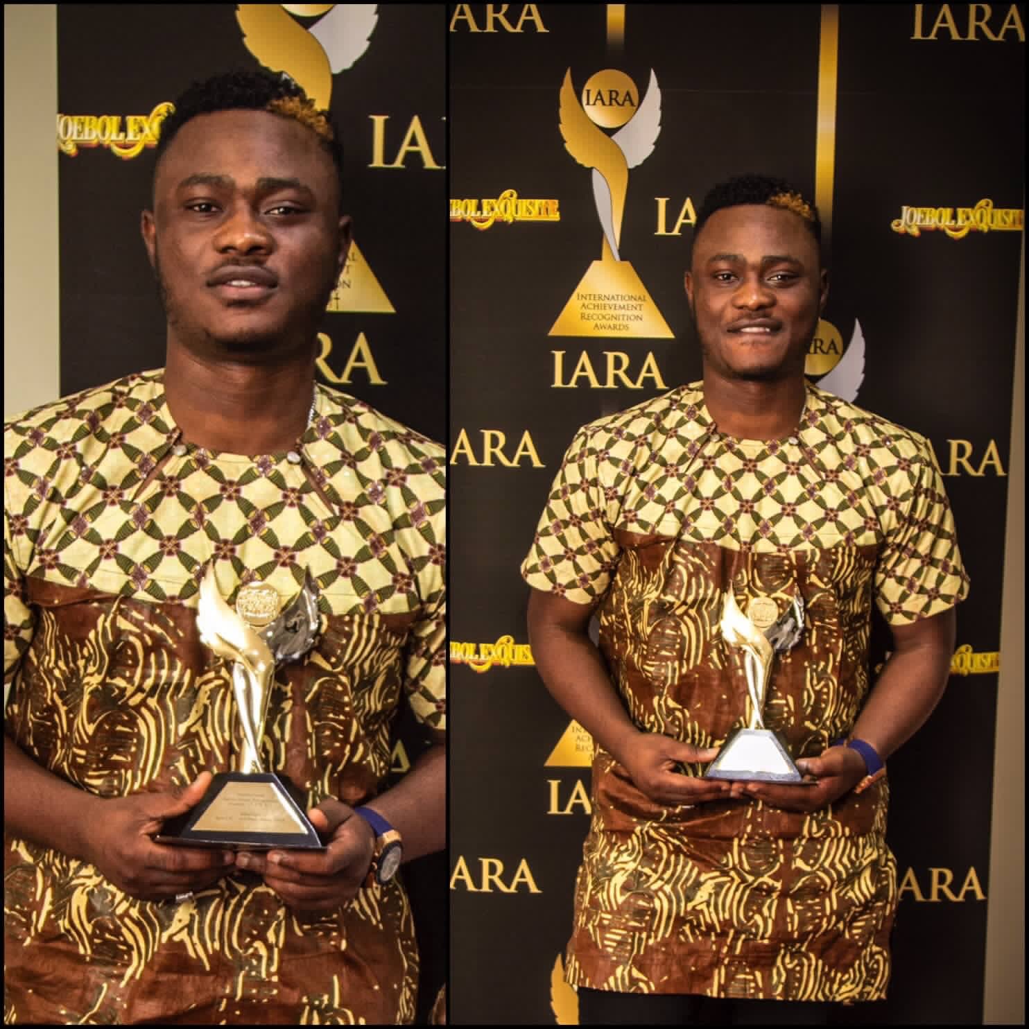 Moelogo winner of Best Afro Beat UK Artist 2016