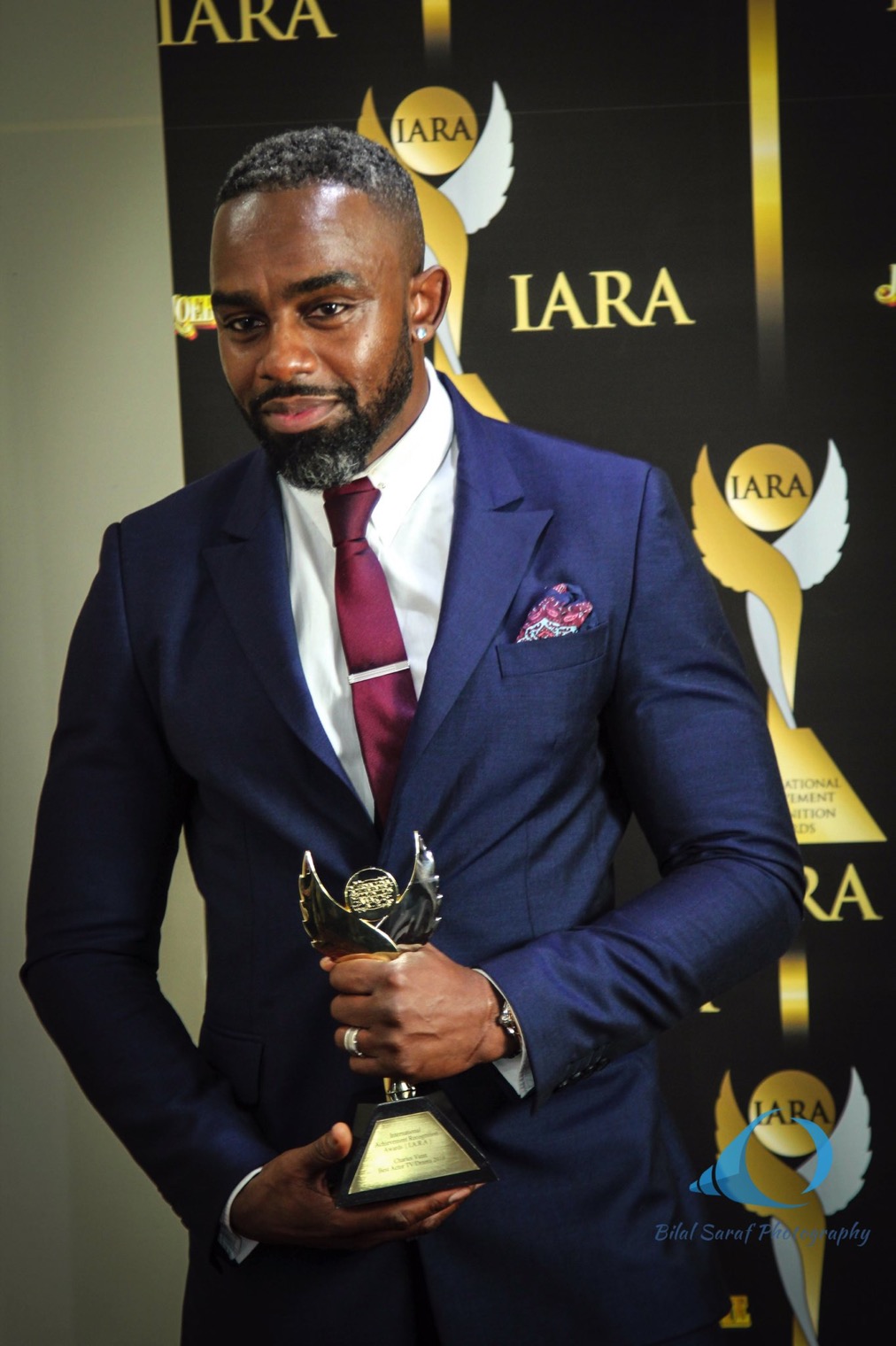 Charles Venn winner of Best Actor TV/Drama 2016