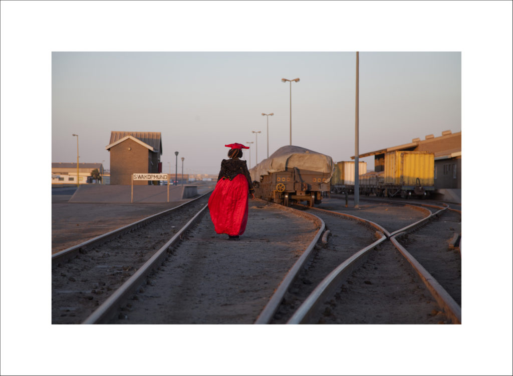 Nicola Brandt, Remembering Those Who Built This Line, Swakopmund, Namibia, 2012, Digital pigment Print, 75 x 55 cm, Courtesy the artist and the gallery