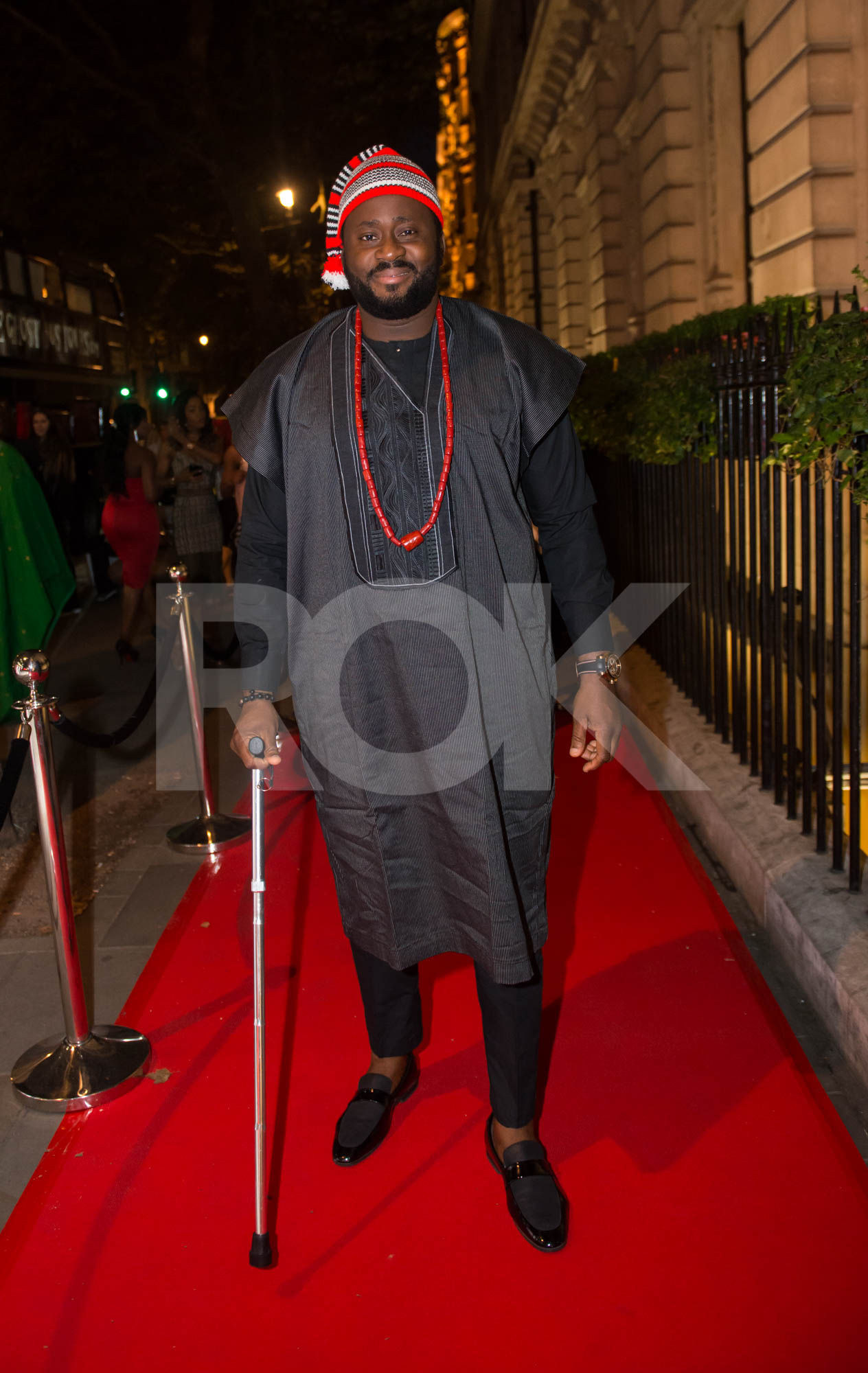 A traditional ensemble from Desmond Elliott.