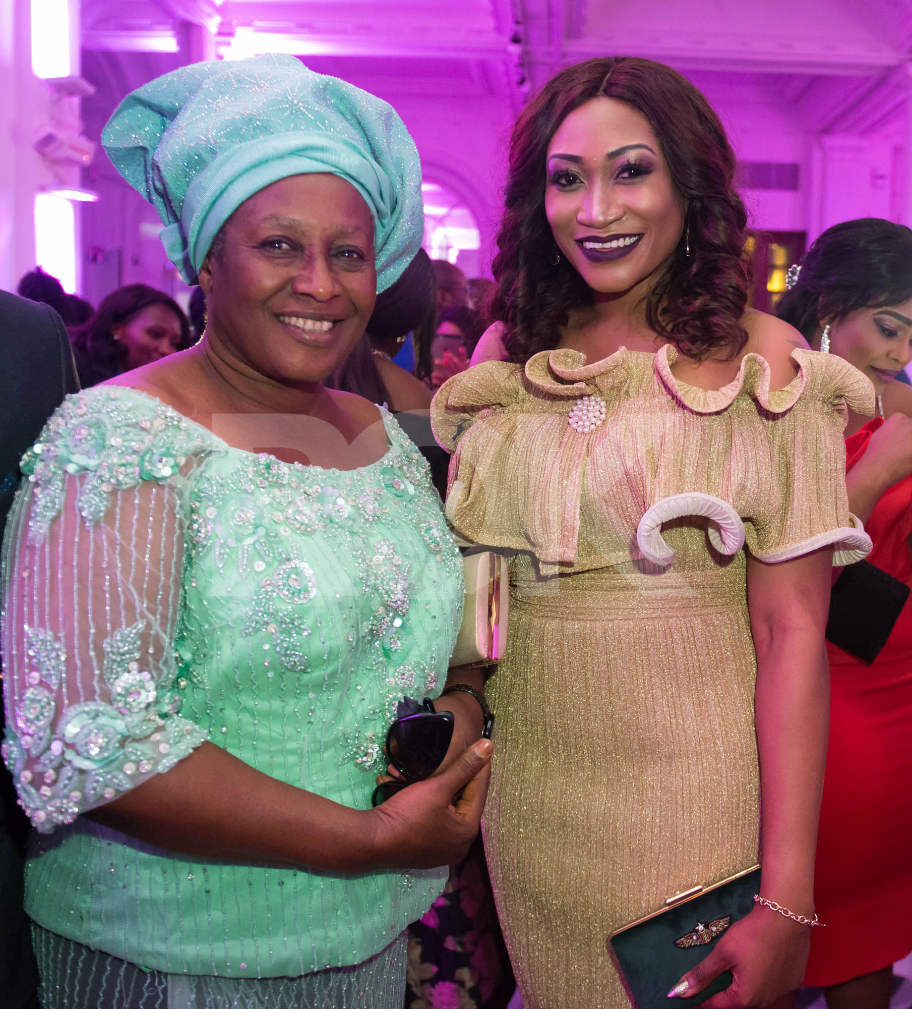 Next to Oge Okoye is Nollywood legend Patience Ozokwor. We were humbled to be in her presence.