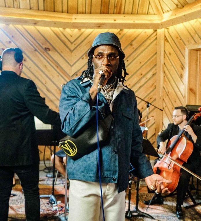 Burna Boy Performs 'On The Low', 'Anybody' & 'Ye' From African Giant And Outside Albums For Audiomack’s Trap Symphony.