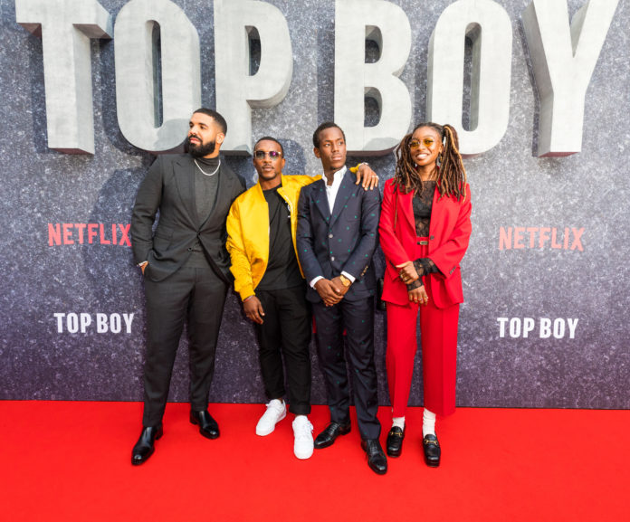 Drake Joins Little Simz, Dave, Adwoa Aboah, Michael Ward For The World Premiere Of Netflix’s ‘Top Boy’