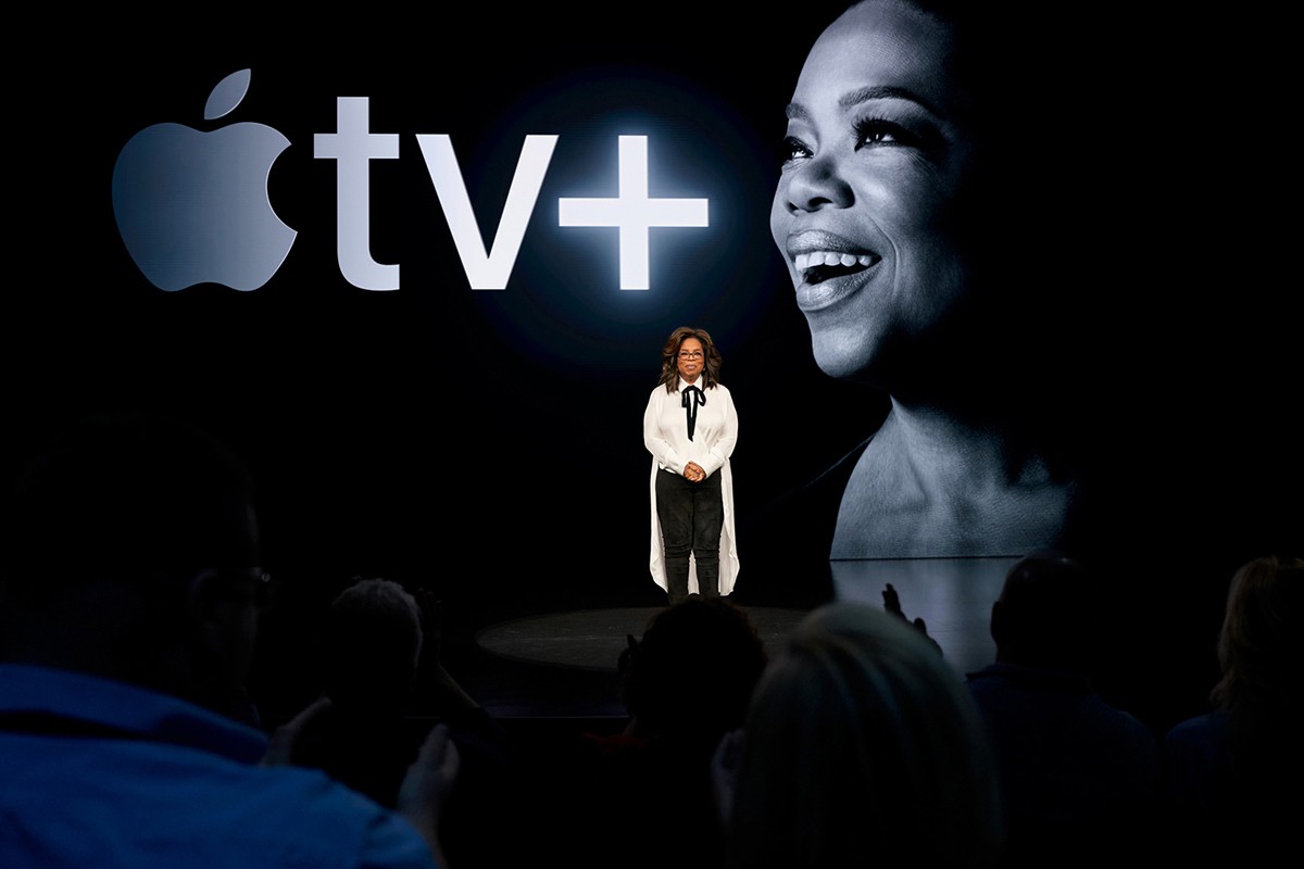 Oprah is teaming up with apple Tv