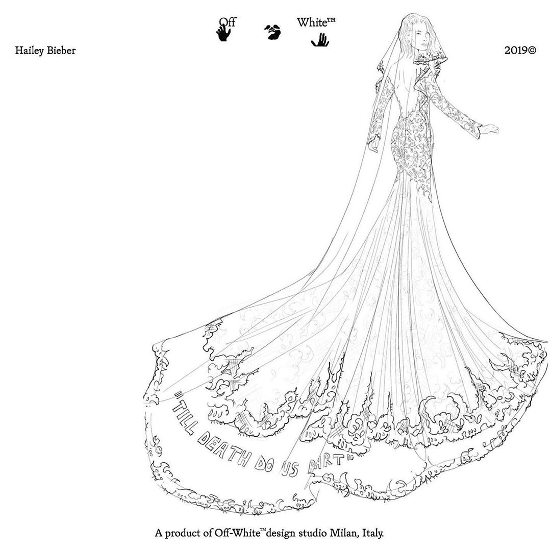 Hailey’s wedding dress