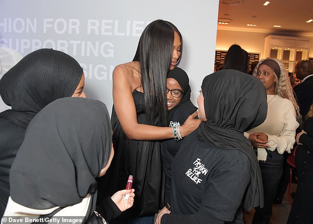 Naomi Campbell Launches Fashion For Relief Pop-up Store In London
