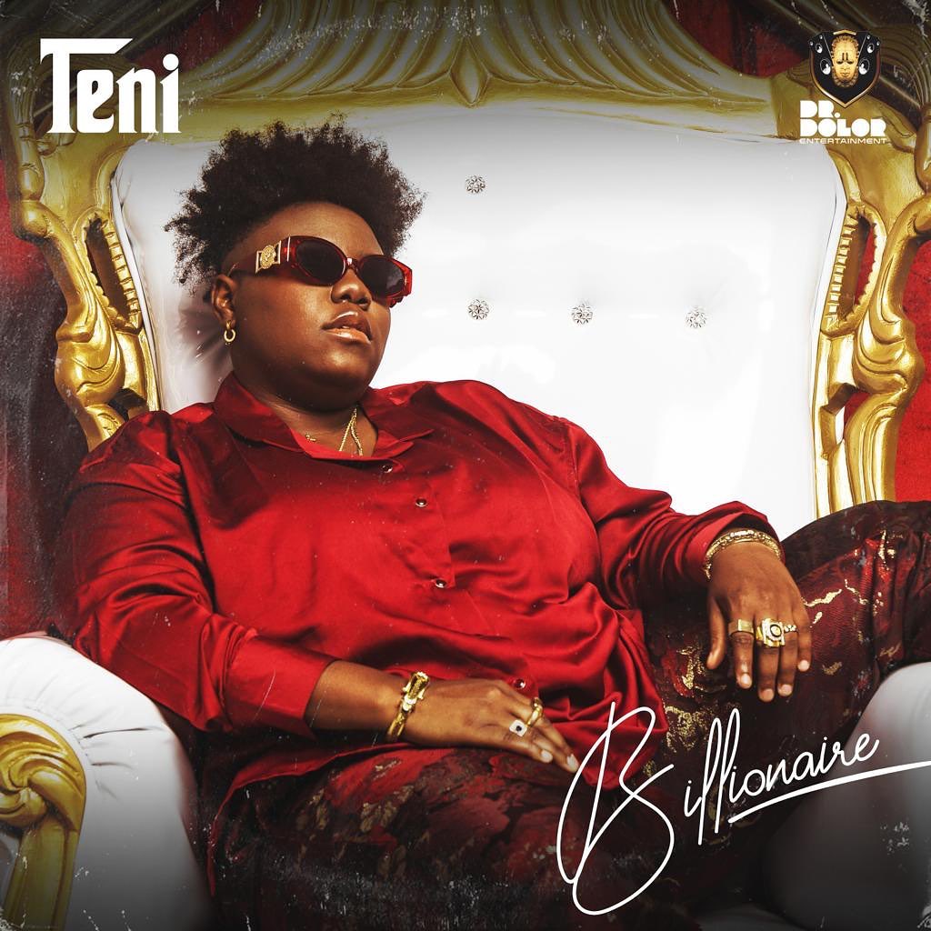 Cover art for 'Billionaire' EP By Teni