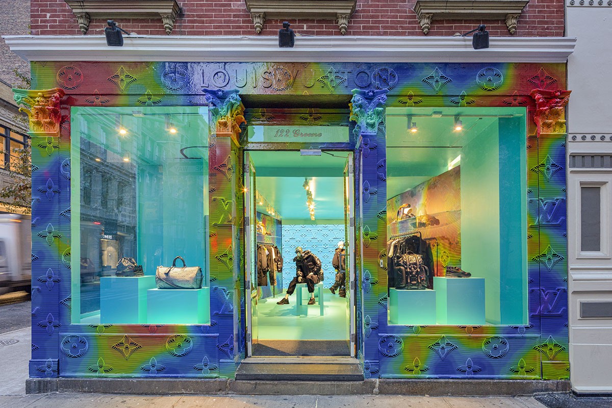 Soho pop-up shop by Louis Vuitton ahead of 2054 collection launch