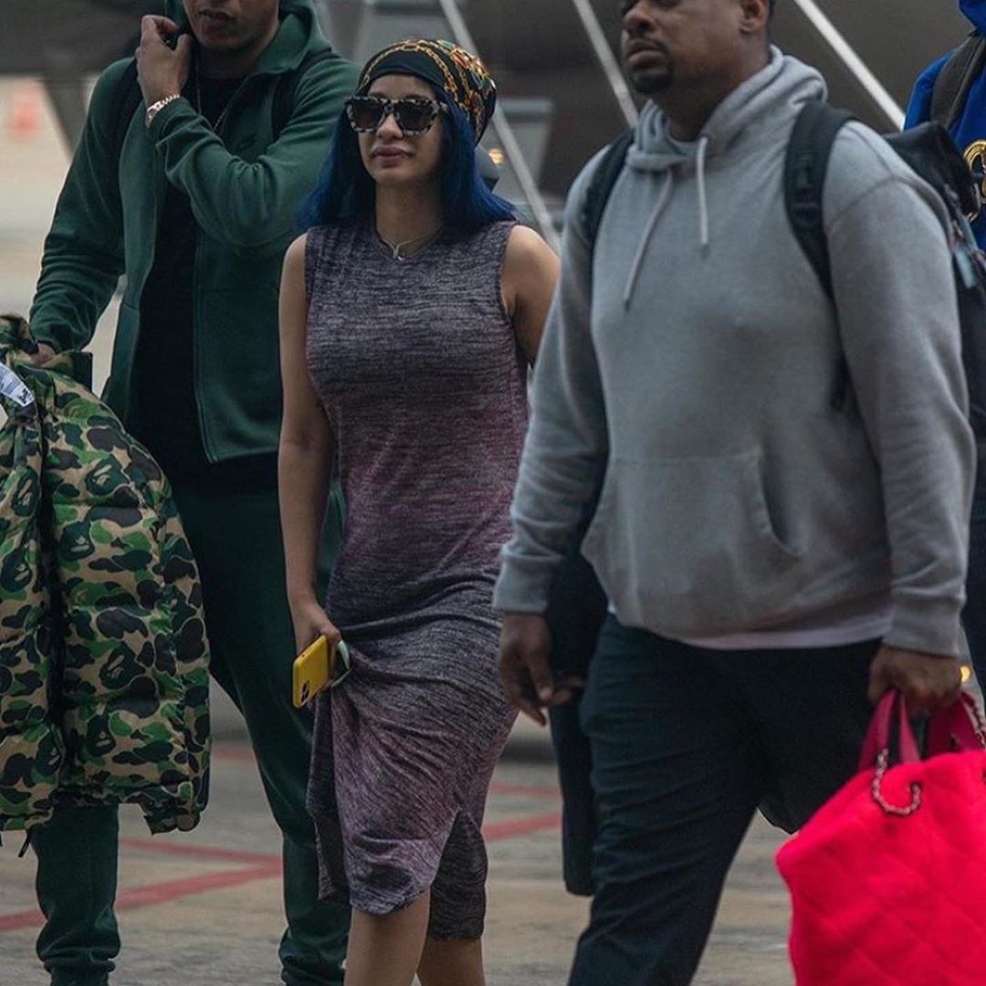 Cardi B Arrives In Nigeria