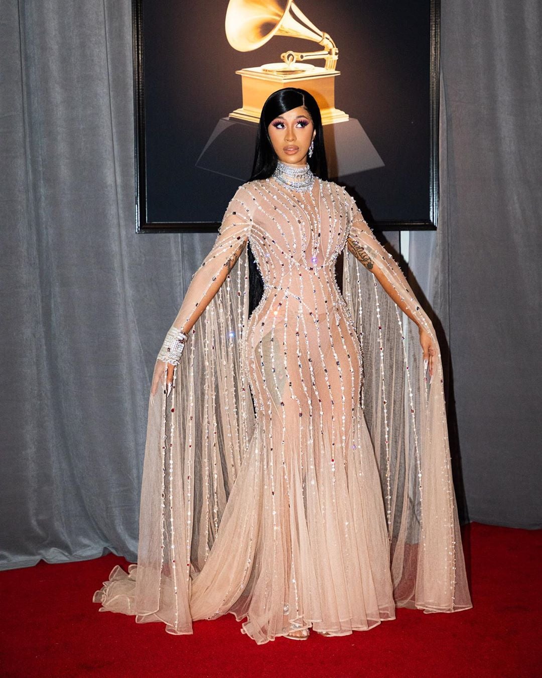 Cardi B Steals Grammys 2020 With This Comely Look Off The Red Carpet
