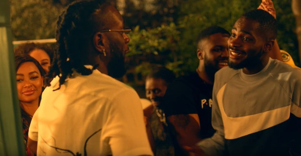 Dave and Burna Boy in the video for 'Location'