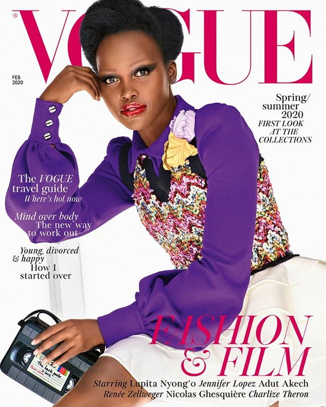 Lupita Nyong'o Covers British Vogue's February Issue