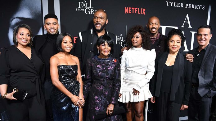 Tyler Perry has created another mindblowing movie - A Fall From Grace, this time with the streaming platform, Netflix. Tyler Perry has created another mindblowing movie - A Fall From Grace, this time with the streaming platform, Netflix.