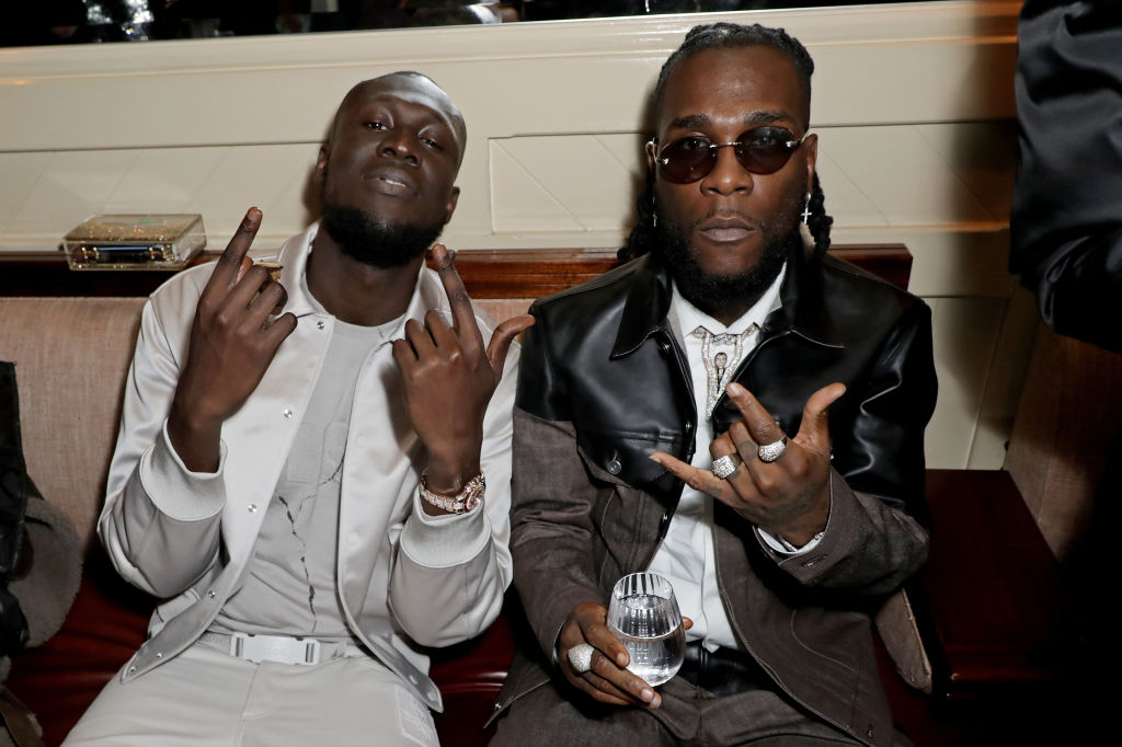 Burna Boy and Stormzy at Brit Awards 2020 after party